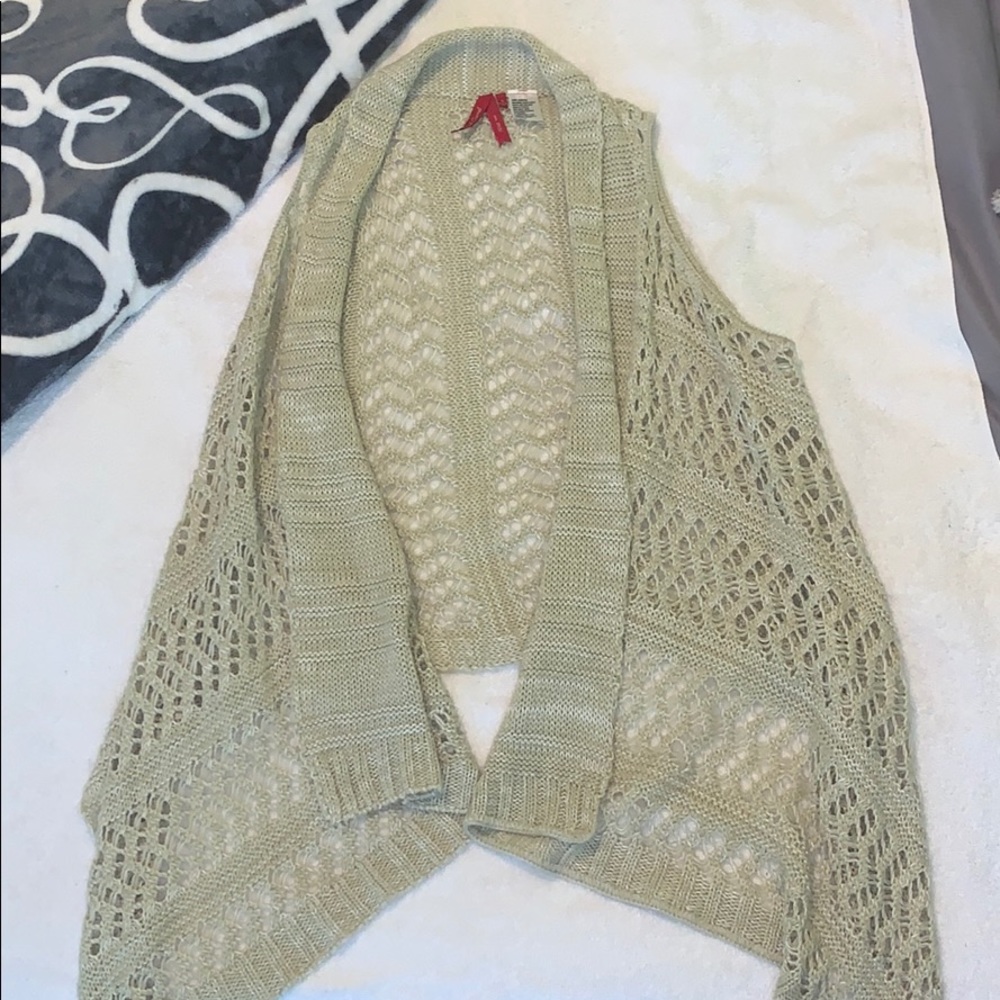 Red Camel knitted sleeveless cardigan